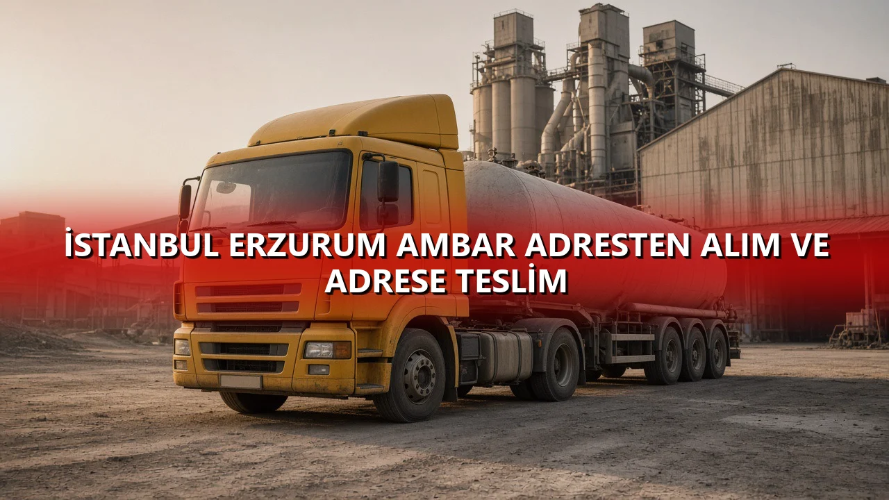 İstanbul Erzurum Ambar Adresten Alım ve Adrese Teslim
